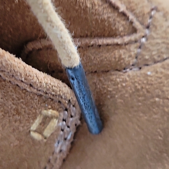 TOMS Tab Suede Lace-Up Wedge Boot Bootie Size 11 - Picture 9 of 14